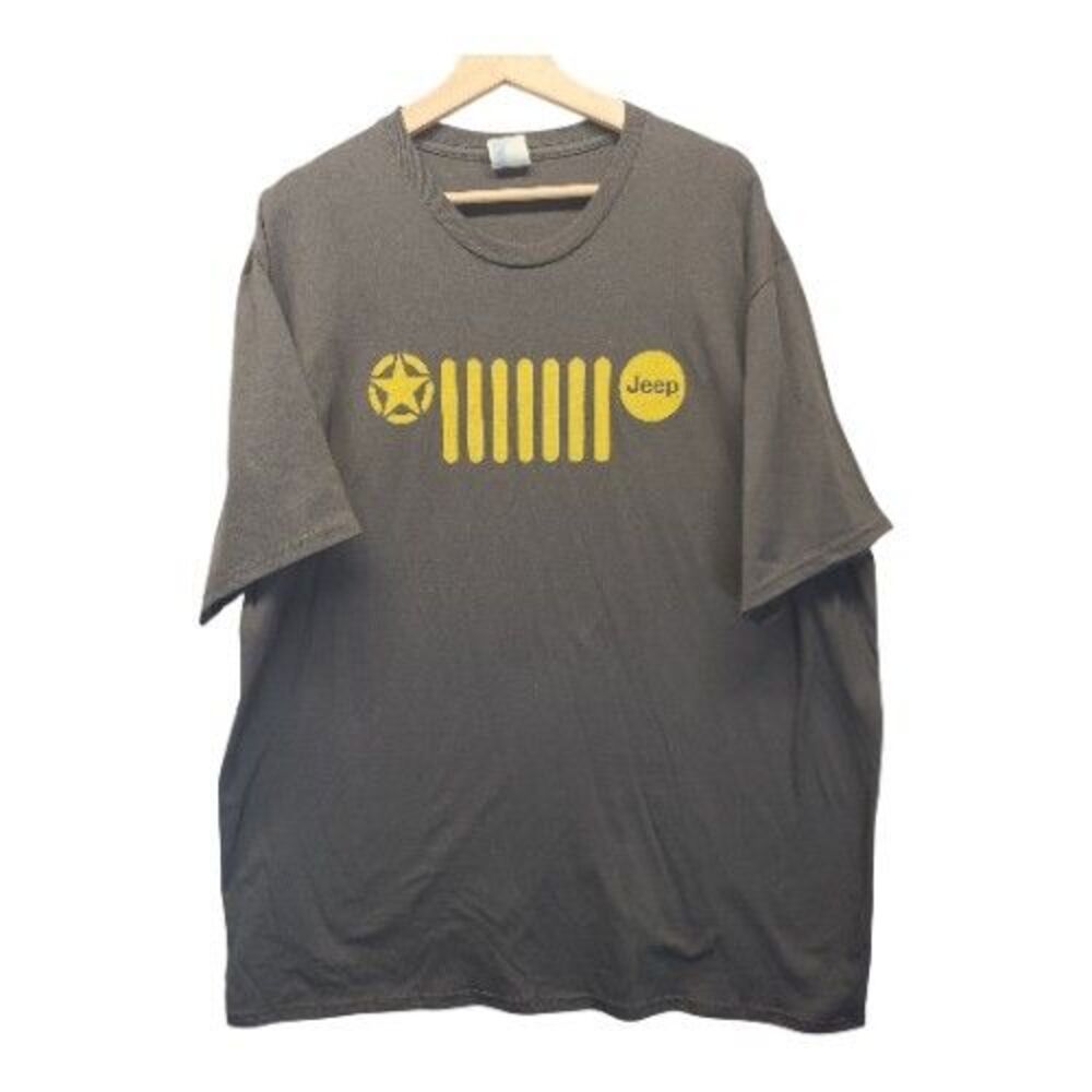 Jeep 7-Slot Grille Dark Grey T Shirt Size XXL